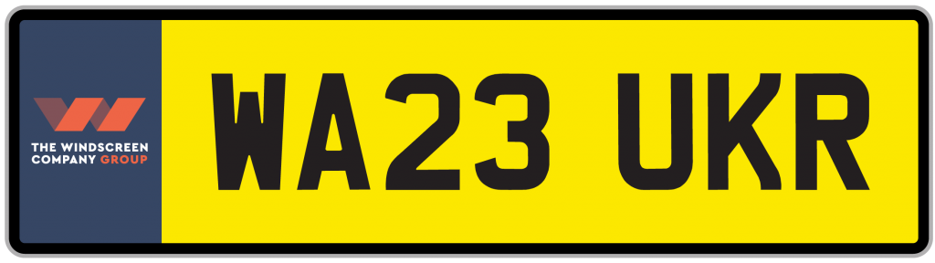 Banned UK Plate - WA23 UKR